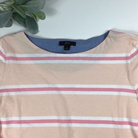 J. CREW Wide Stripe Pastel Sweatshirt - Picture 11 of 13